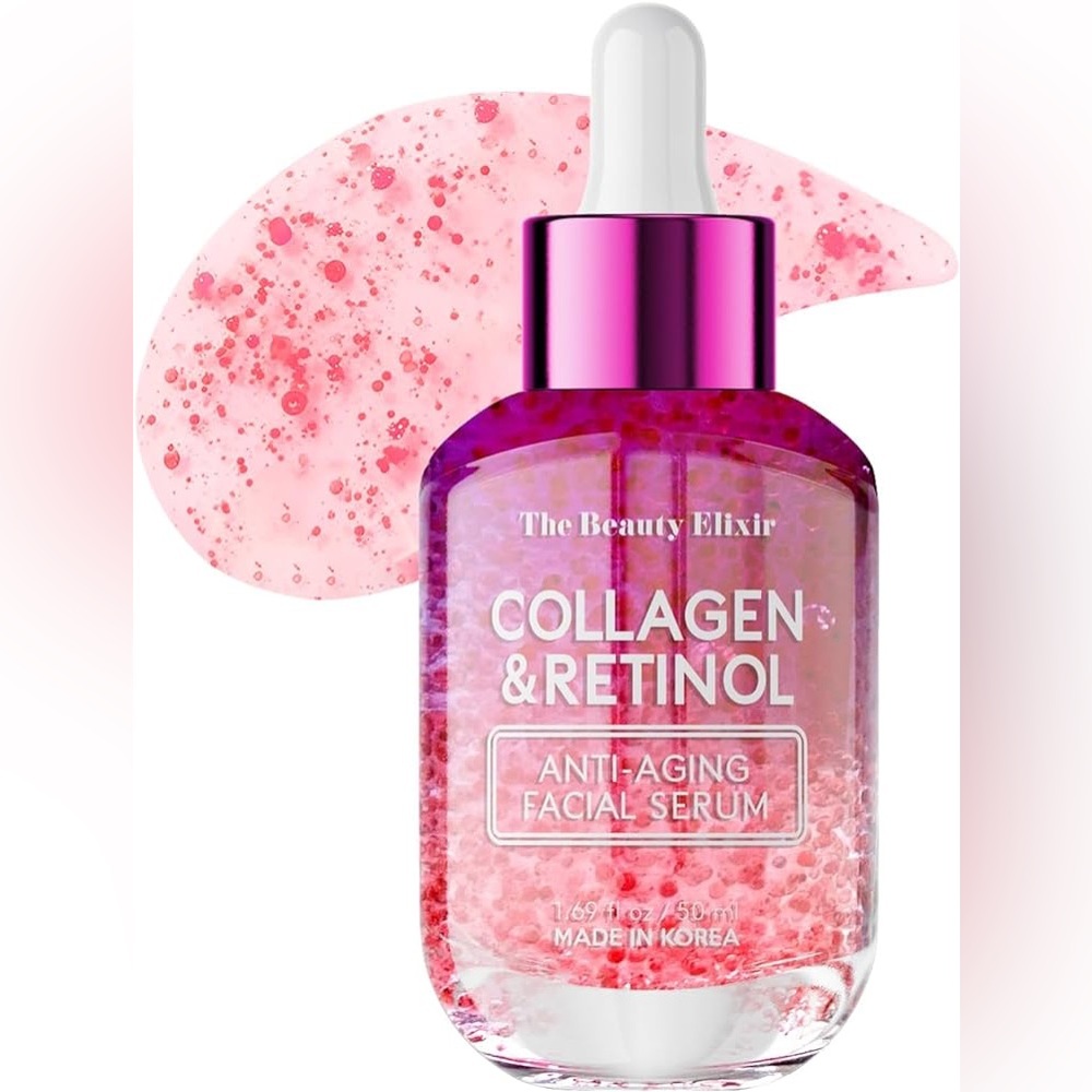 The Beauty Elixir Collagen & Retinol Anti-Aging Facial Serum